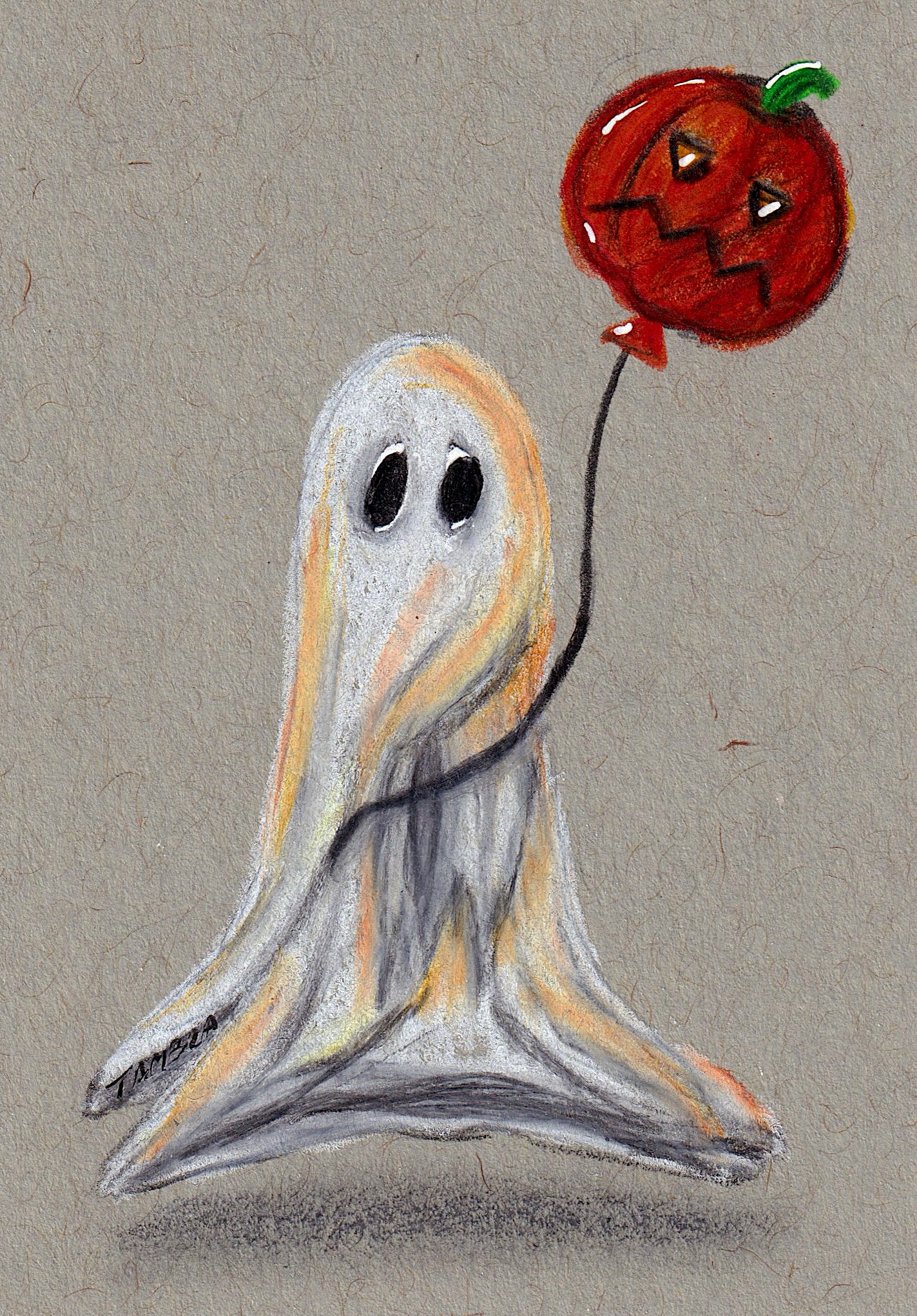 Ghost with Balloon