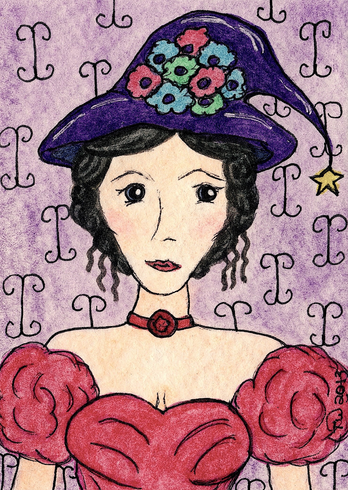 Victorian Witch Portrait