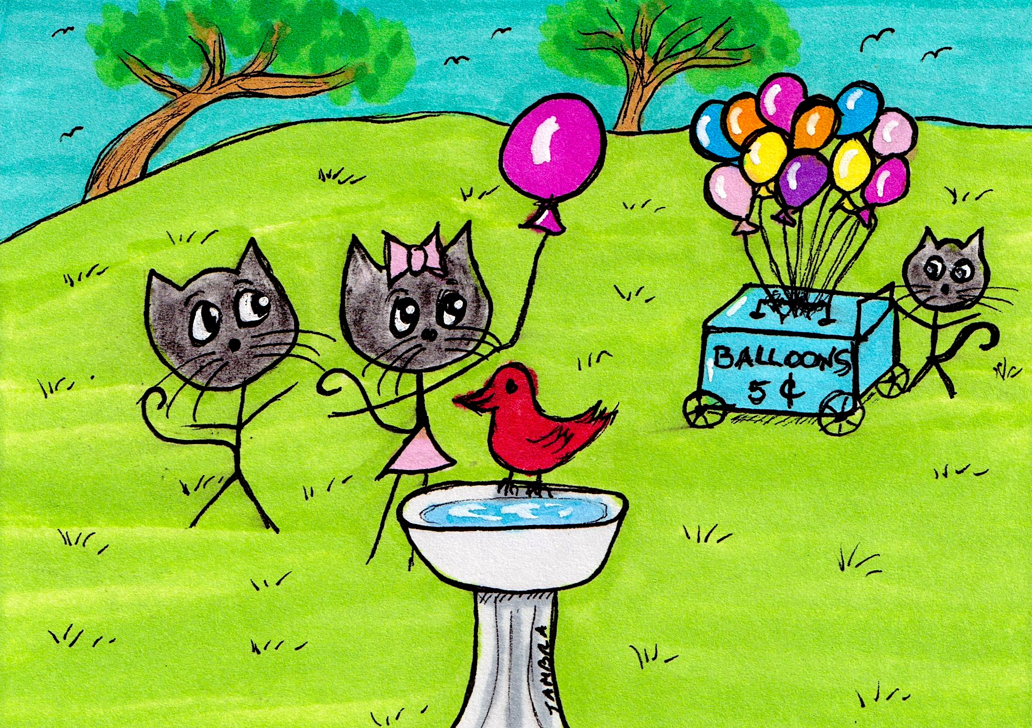 Stick Cats #20