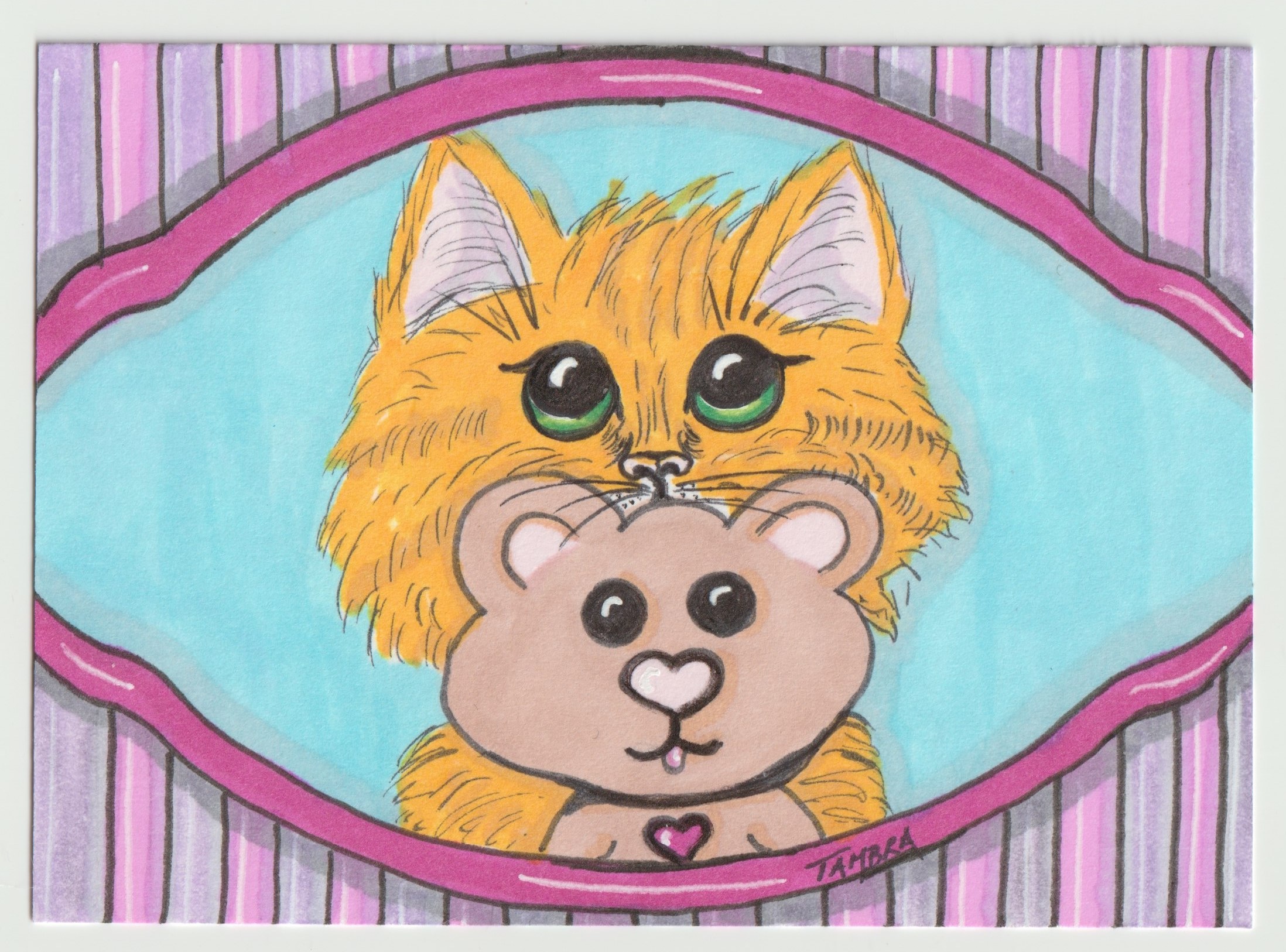 Kitty Heart Teddy