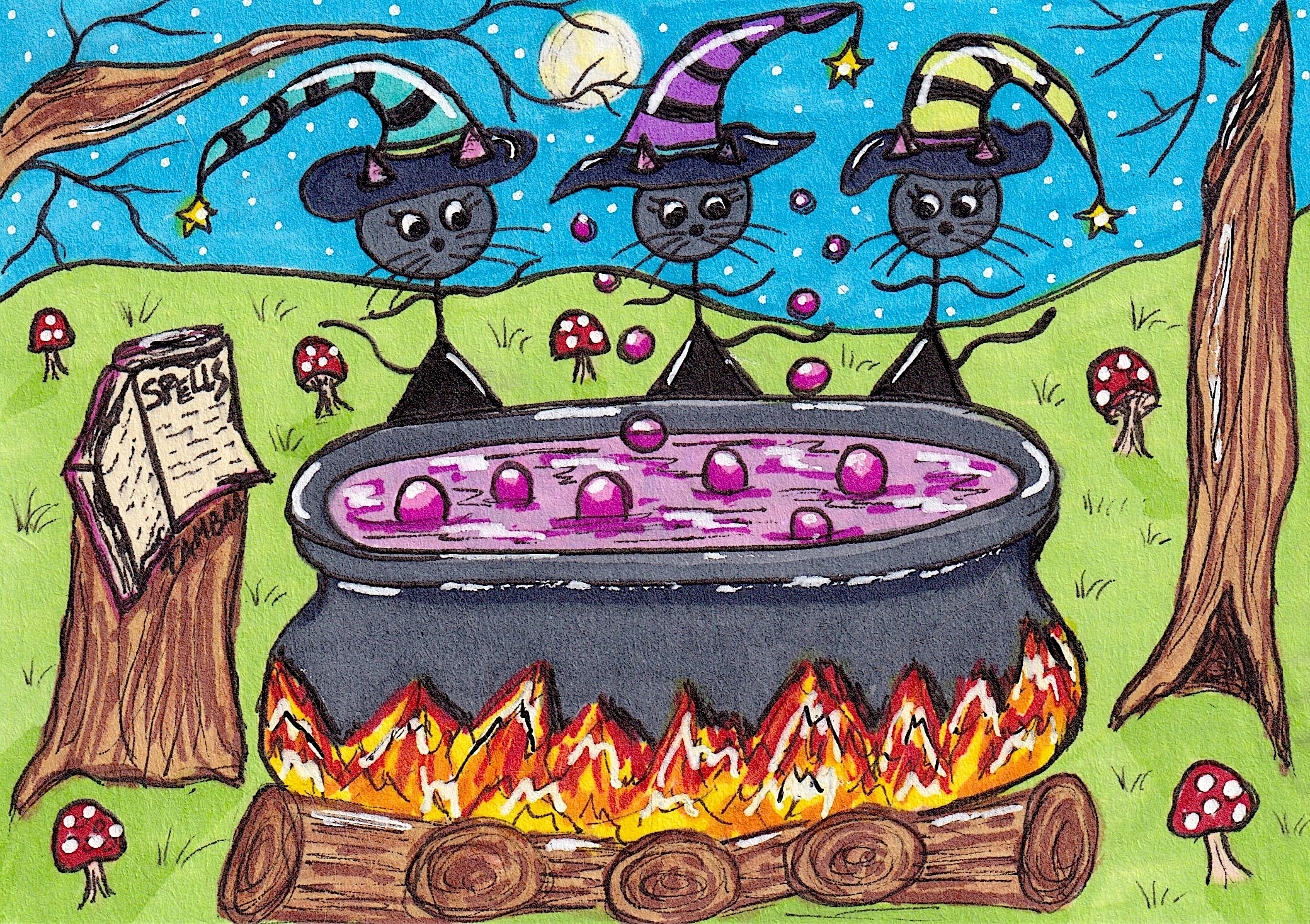 Stick Cats #17